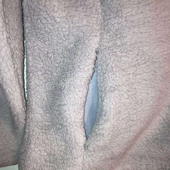 Nuvano Women Purple Plush/Fleece Quarter -Zip Pullover Jacket, Size Small - Picture 7 of 15